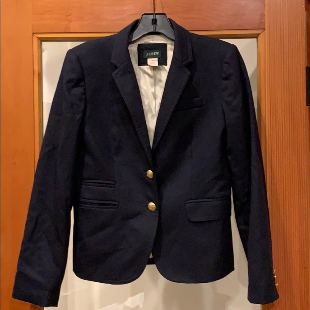 J.Crew Navy Schoolboy Blazer size 2